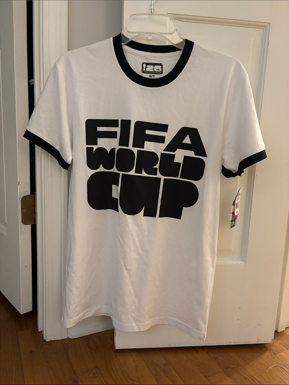 FIFA World Cup UNISEX White & Black Short Sleeve Tee